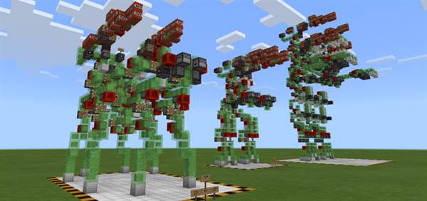New Slime Block Robots [Redstone]