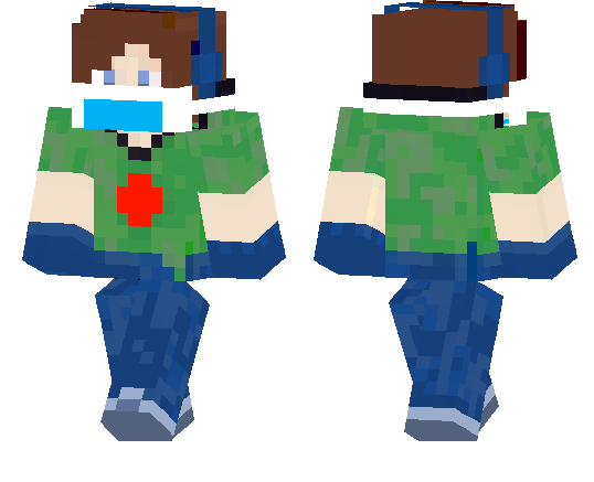 Bangladesh Flag Skin Wearing A Mask