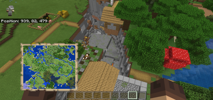 Warm Ocean/Ravine Spawn and Exposed Stronghold (Seed)