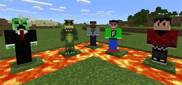 Download YouTube Villagers - Minecraft PE Texture Packs