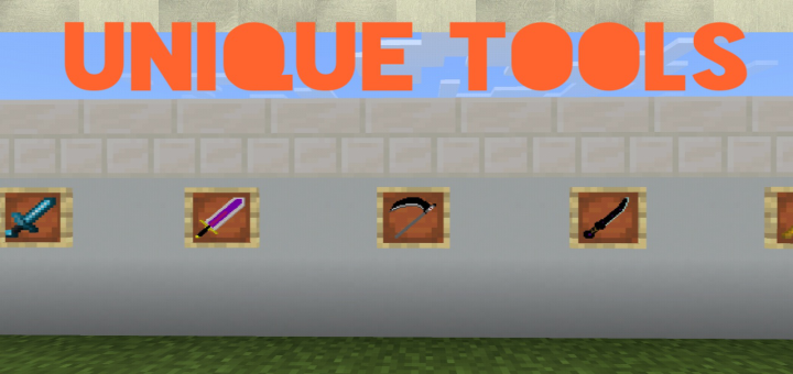Download Unique Tools - Minecraft PE Addons