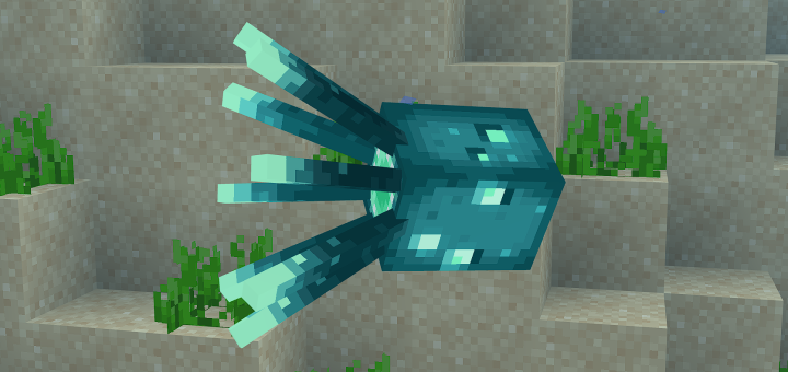 Download Glittery Glow Squids - Minecraft PE Texture Packs