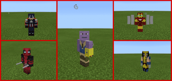 Marvel 3D Armors Addon