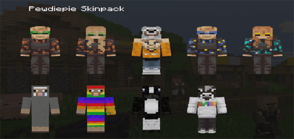 PewDiePie Skin Pack