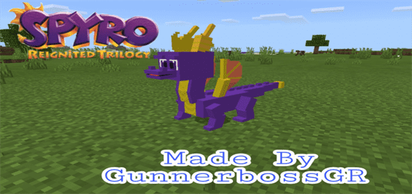 Download Spyro The Dragon Add-on - Minecraft PE Addons