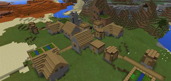 -1850349118: Mesa Biome & Villages